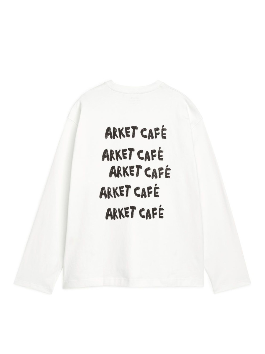 Mænd Arket T-shirts | ARKET CAFÉ Langærmet T-shirt