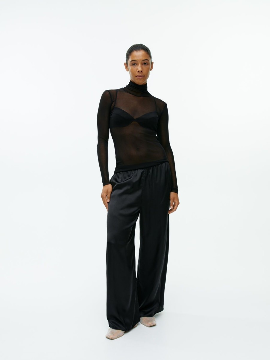 Kvinder Arket Loungewear | Silke Roll-Neck Top