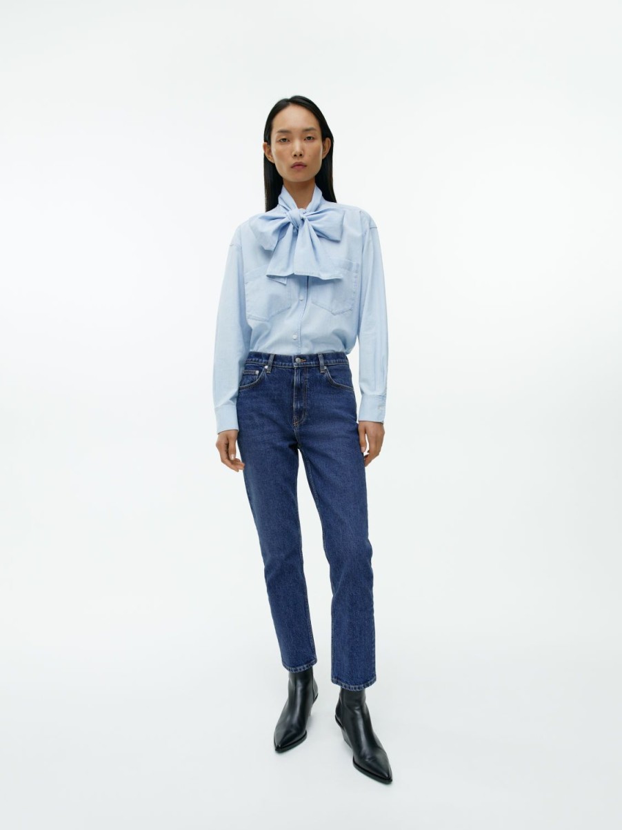 Kvinder Arket Jeans nye | JADE CROPPED Slim Stretch Jeans