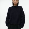 Kvinder Arket Strik | Frill Mohair-Blend Jumper