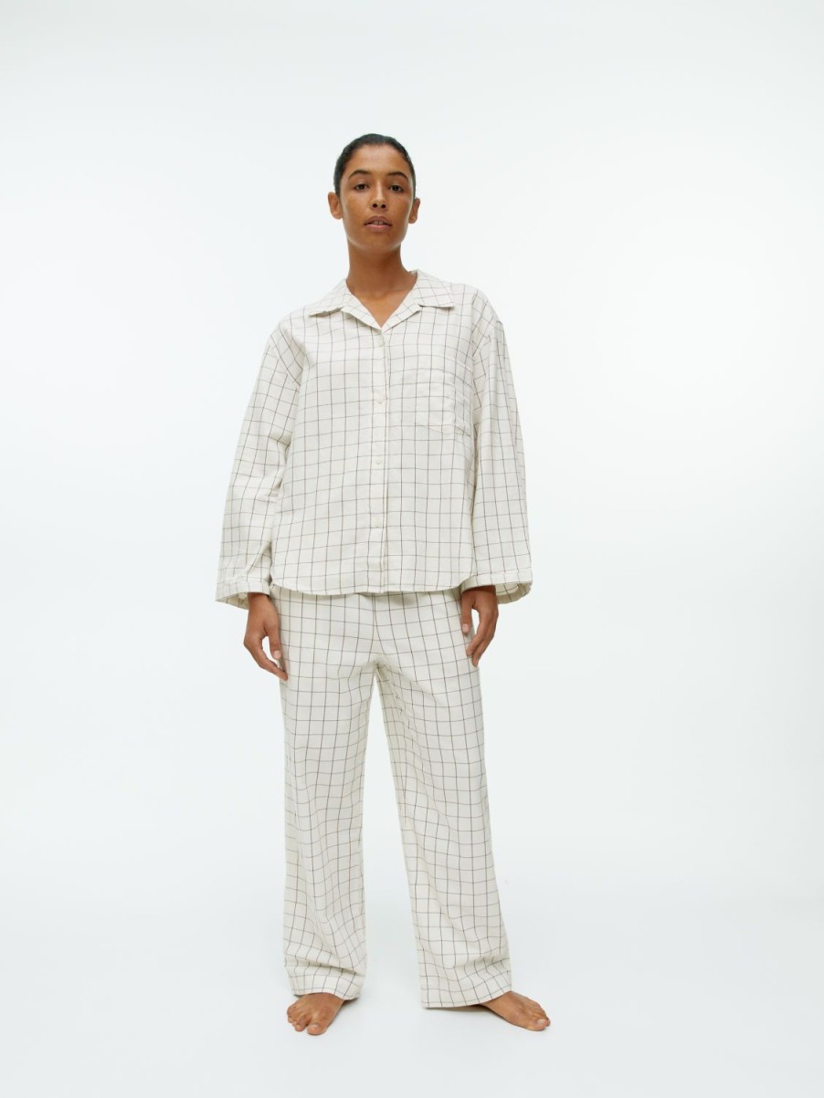 Kvinder Arket Loungewear | Flannel pyjamasbukser