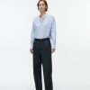 Kvinder Arket Bukser | Barrel Leg Cotton Chinos