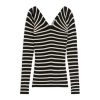 Kvinder Arket Strik | Sunray Stripe Jumper