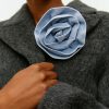 Kvinder Arket Smykker | Denim rose broche