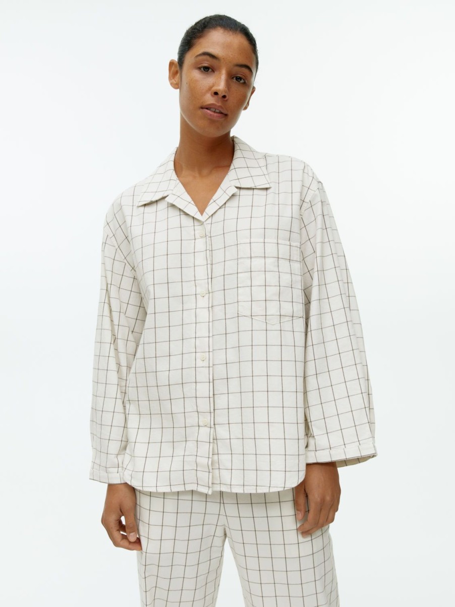 Kvinder Arket Loungewear | Flanell pyjamasskjorte