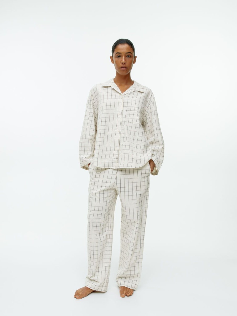 Kvinder Arket Loungewear | Flanell pyjamasskjorte