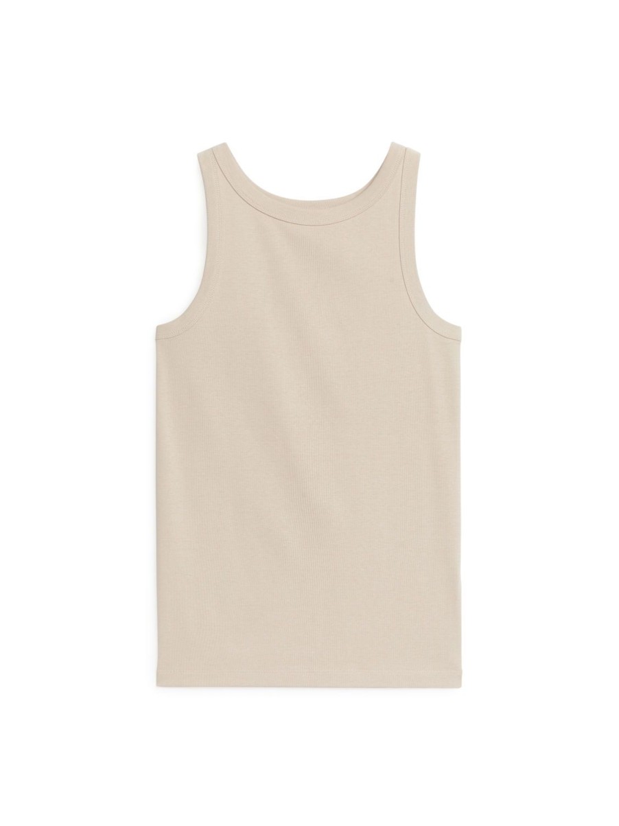 Kvinder Arket Toppe Ny | Rib Tank Top