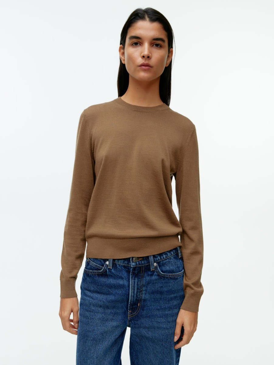 Kvinder Arket Strik | Finstrikket Merino Jumper