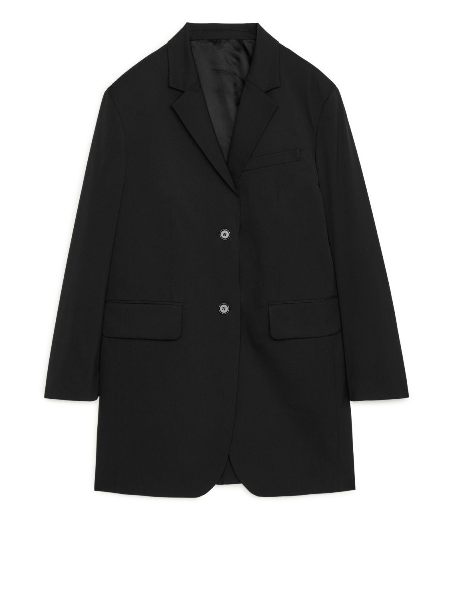 Mænd Arket Tidligere samlinger | Wool Blend Blazer Coat