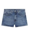 Kvinder Arket Bukser | Stretch denim shorts