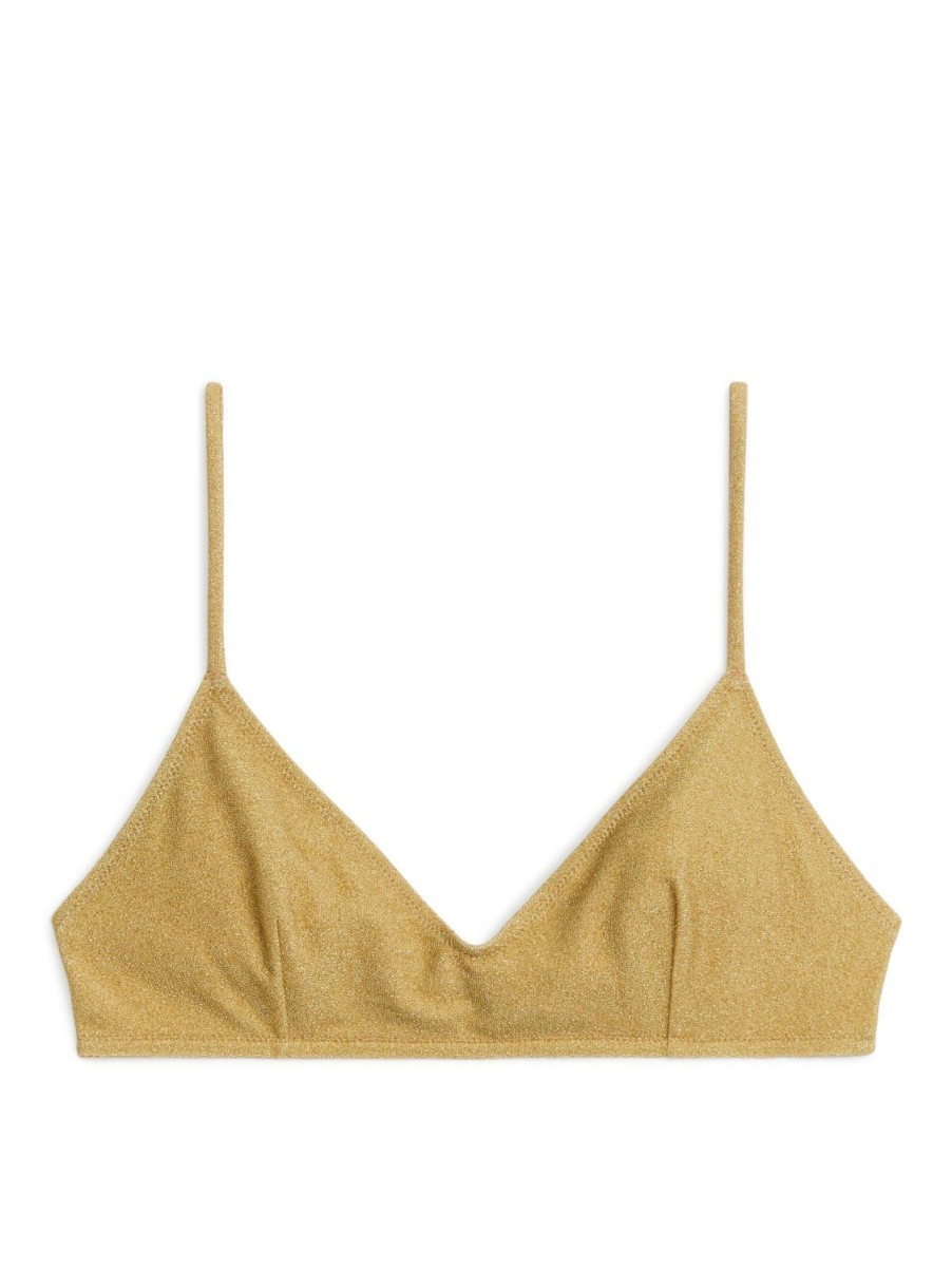 Kvinder Arket Badetøj | Glitrende bikini top