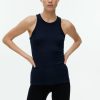 Kvinder Arket Toppe Ny | Rib Racer Tank Top