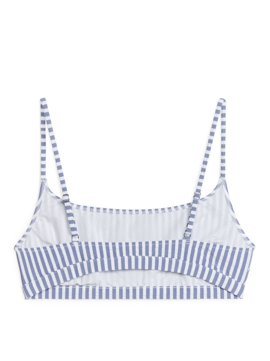 Kvinder Arket Badetøj | Seersucker bikini top