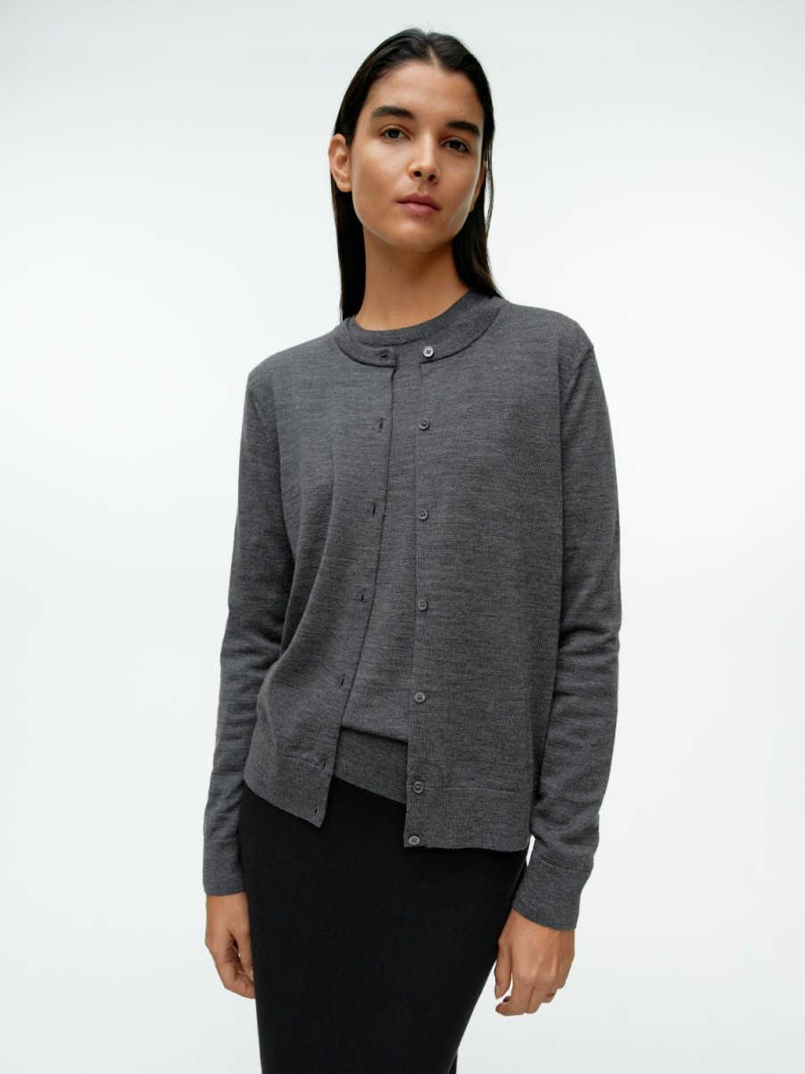 Kvinder Arket Strik | Merino cardigan