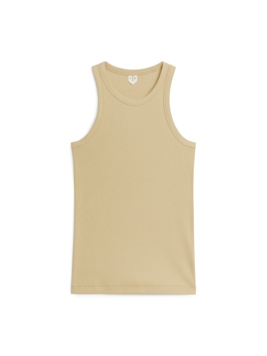 Kvinder Arket Sportstøj | Rib Racer Tank Top