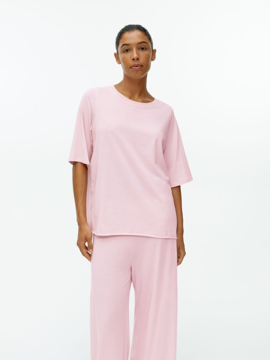 Kvinder Arket Loungewear | Pyjamas T-shirt i bomuld