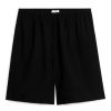 Kvinder Arket Bukser | Loose Fit Crinkled Shorts