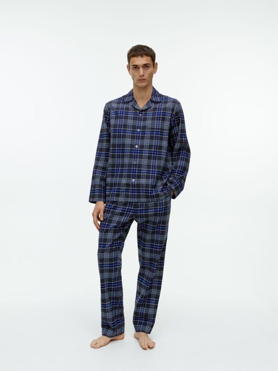 Mænd Arket Loungewear | Flanell pyjamasskjorte